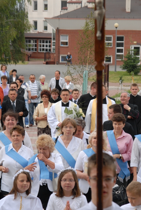 Przyjazd ks. Michała Bika do parafii